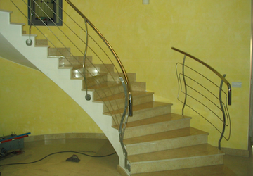 Contemporary Craftsmanship: Custom Stainless Steel Stair Railings