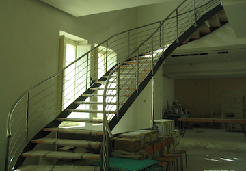 Custom Stainless Steel Stair Railings